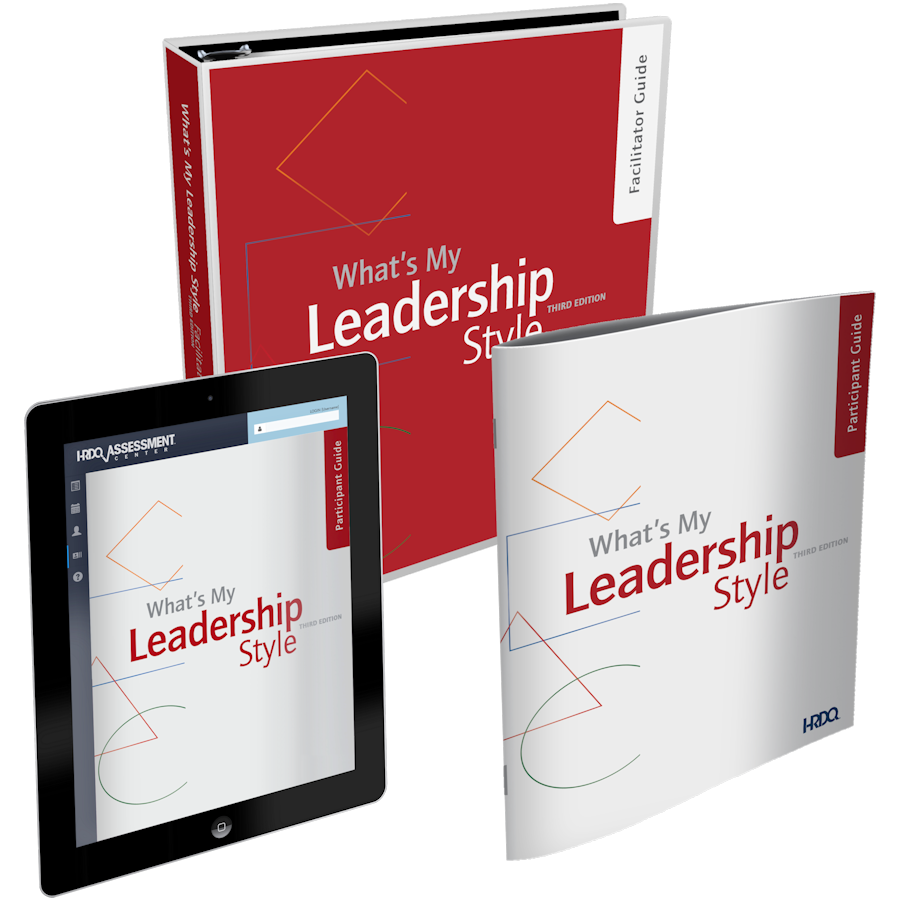 What's My Leadership Style booklet, binder, and digital cover