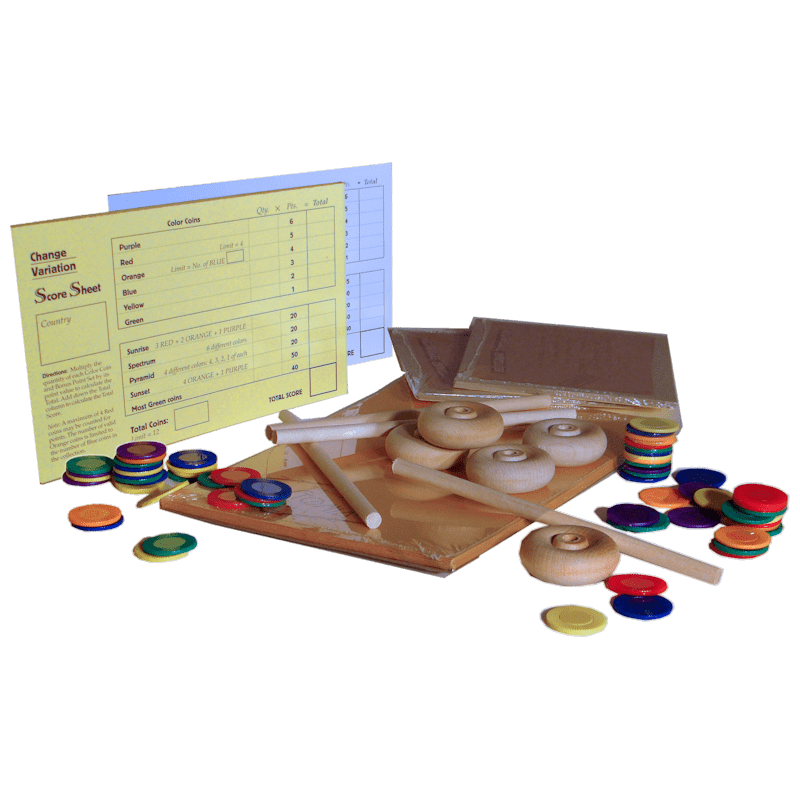 Common Currency: The Cooperative Competition Game game pieces