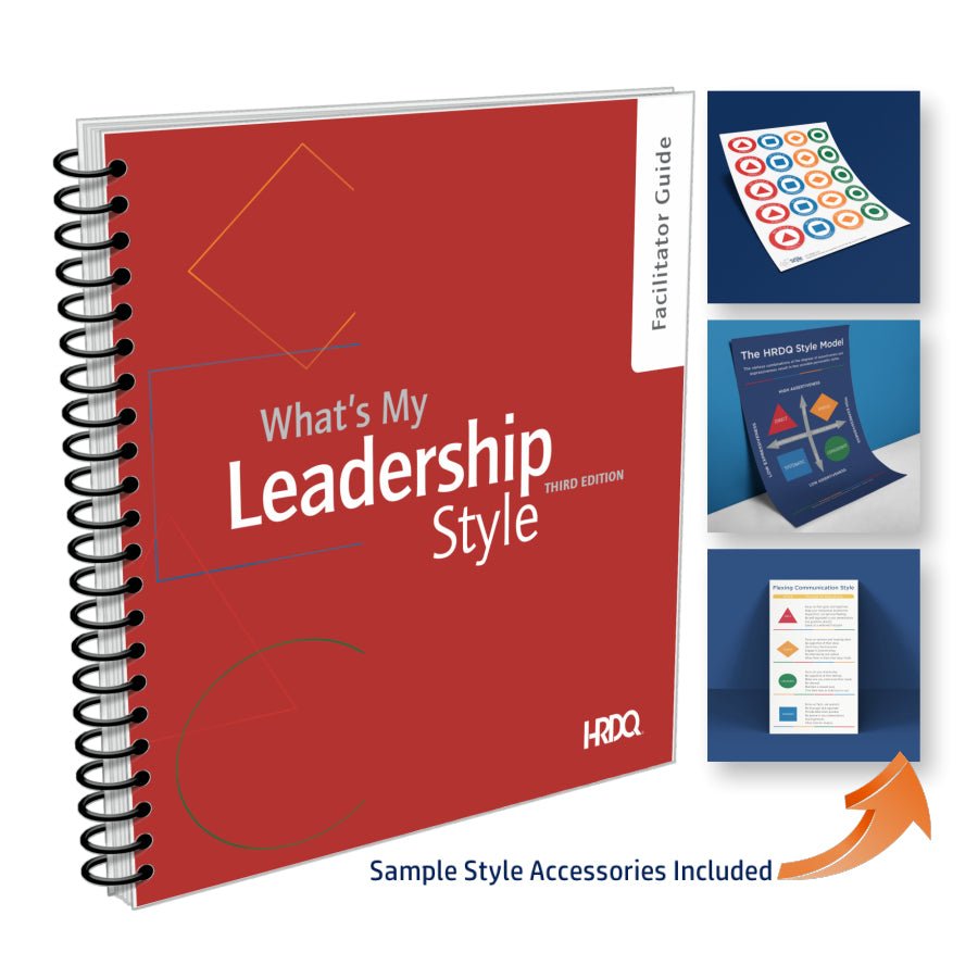 What's My Leadership Style -included accessories and facilitator guide