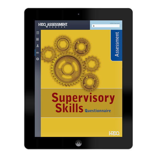 Supervisory Skills Questionnaire - Online Assessment