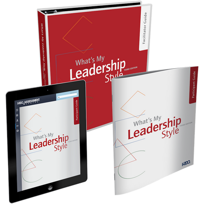 What's My Leadership Style booklet, binder, and digital cover