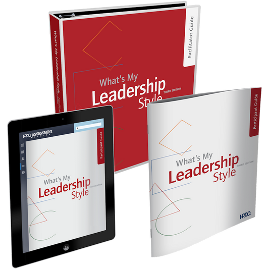 What's My Leadership Style booklet, binder, and digital cover