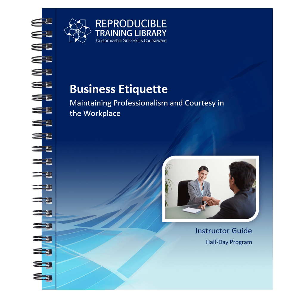 Business Etiquette Customizable Course - HRDQ