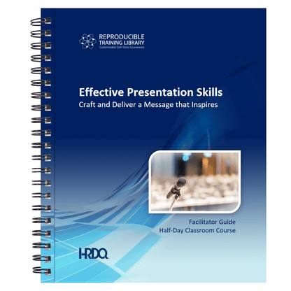 Effective Presentation Skills Customizable Course - HRDQ