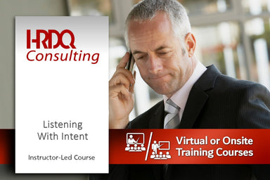Listening with Intent Instructor-Led Course - HRDQ