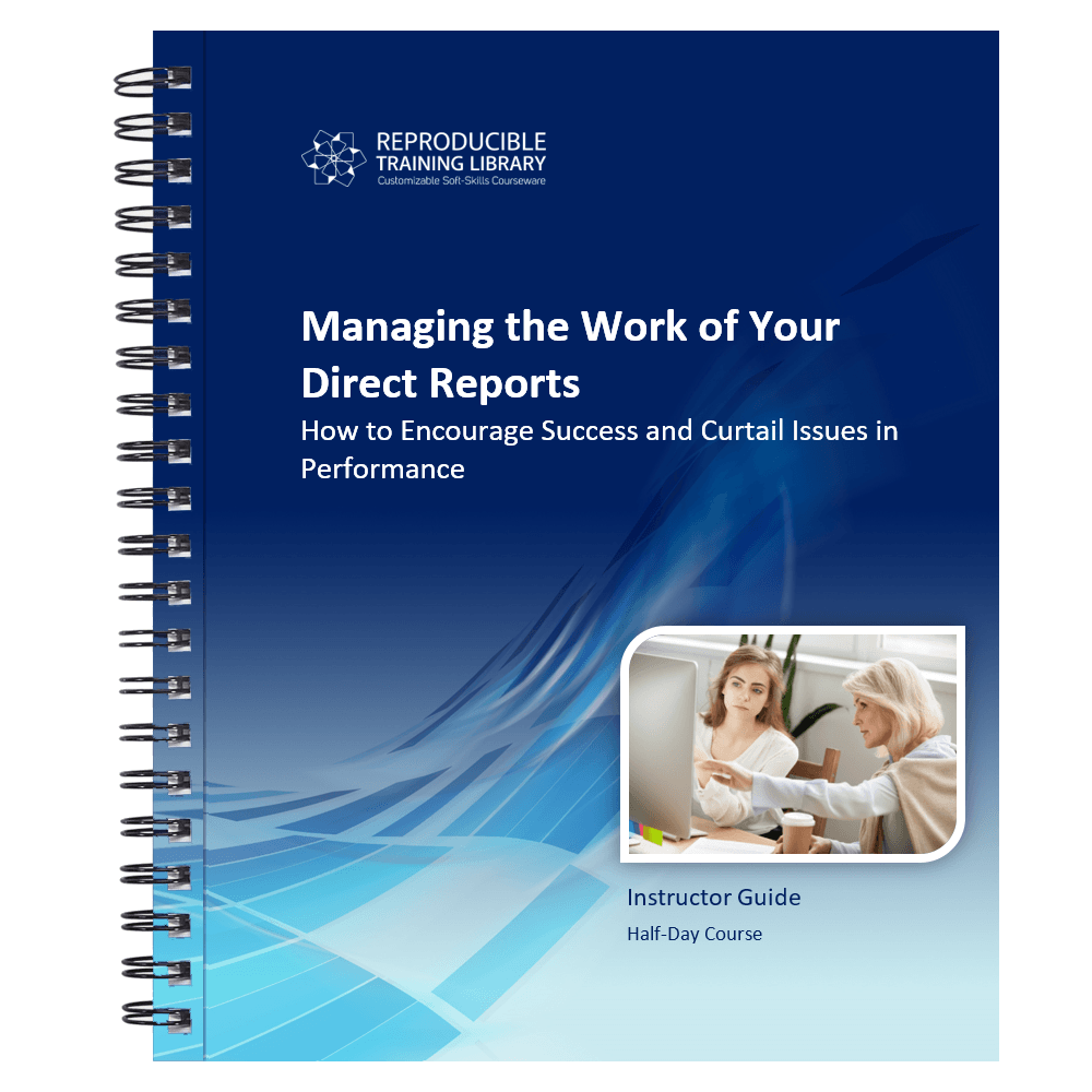 Managing the Work of Your Direct Reports Customizable Course - HRDQ
