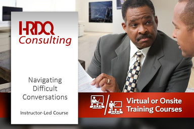 Navigating Difficult Conversations Instructor-Led Course - HRDQ