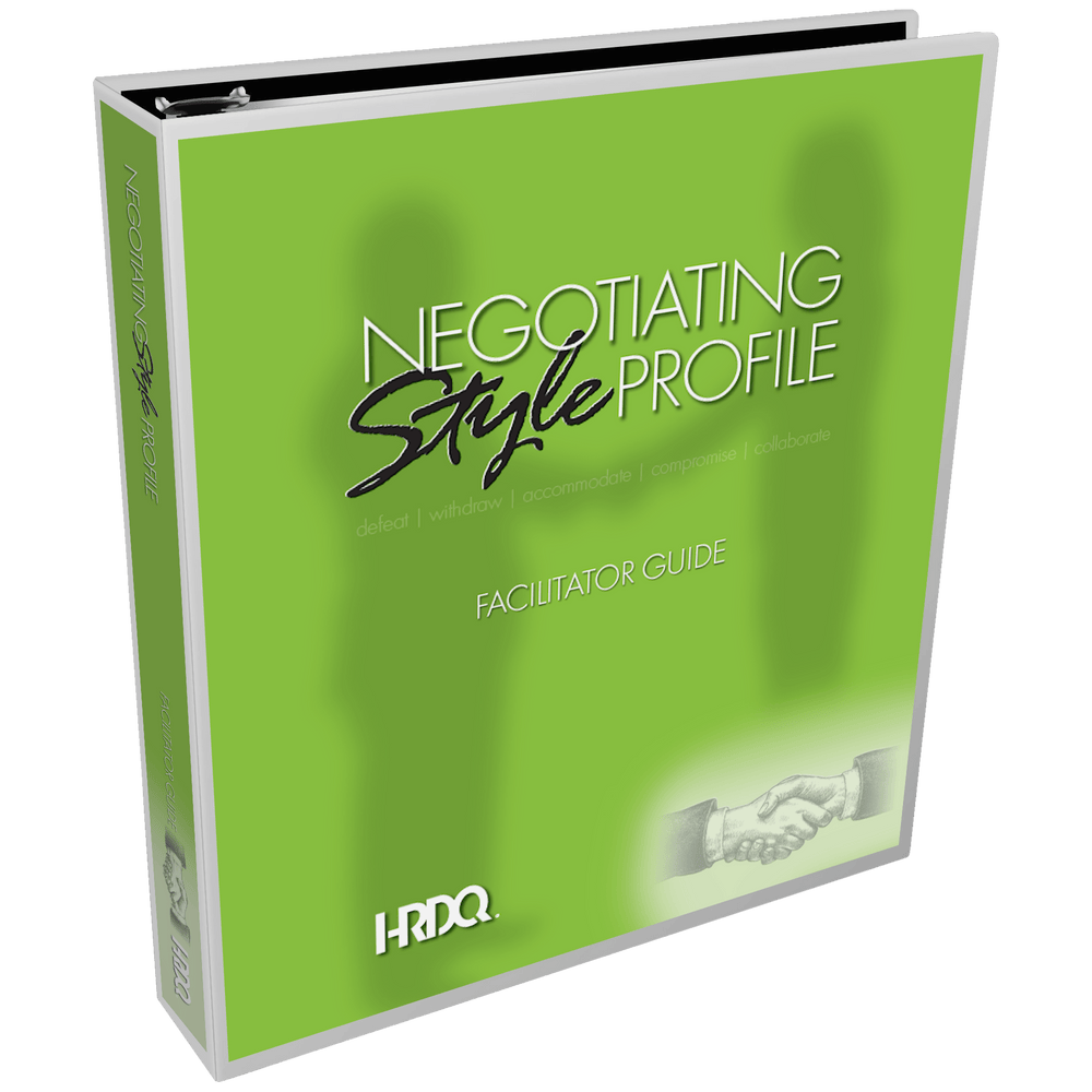 Negotiating Style Profile - conflict style assessment