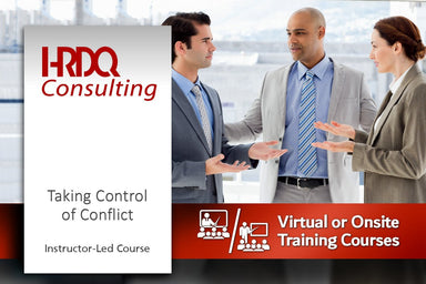 Taking Control of Conflict Instructor-Led Course - HRDQ