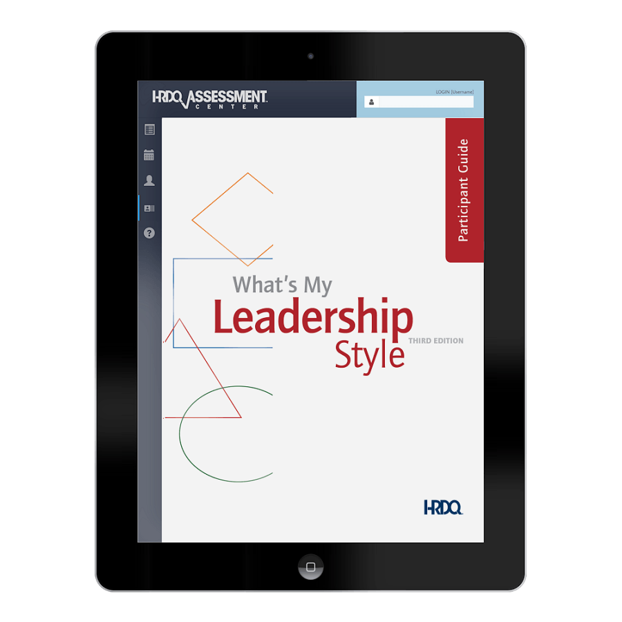 What's My Leadership Style - HRDQ
