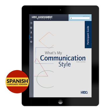 What's My Communication Style Third Edition Online Assessment (Spanish)-HRDQ